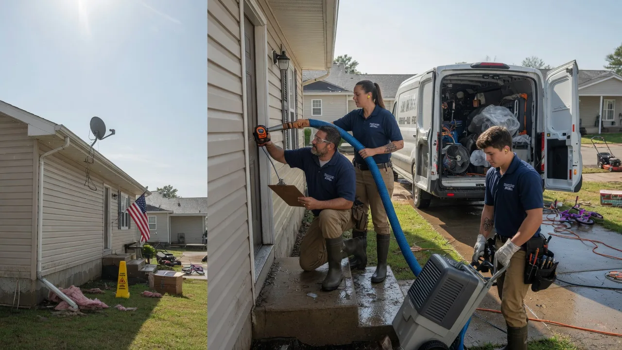 Ceiling Water Damage Restoration in Colfax, ND near me